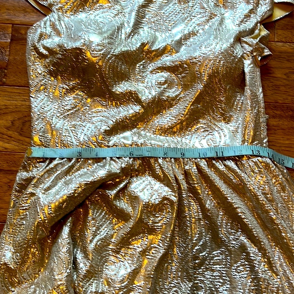 Adrianna Papeli Harvey Logan Metallic Dress - Picture 12 of 12